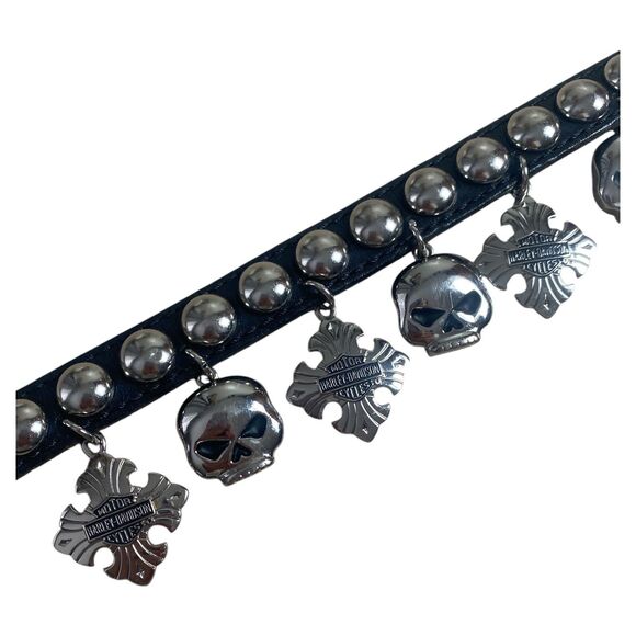 2012 Harley-Davidson “The Charmer” Womens Cowhide Belt 42″ Large Genuine Leather - Picture 4 of 7